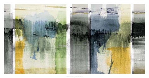 Framed Forest Horizon I Print