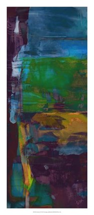 Framed Exuberant I Print