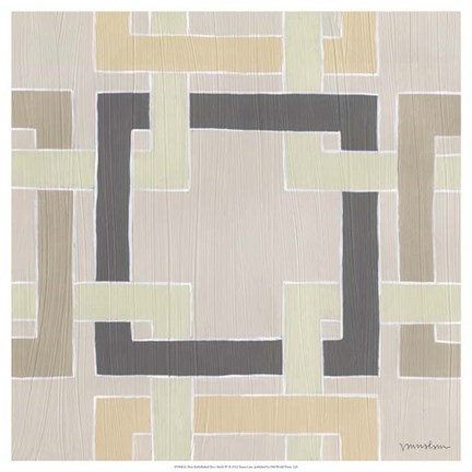 Framed Non-Embellished Deco Stitch IV Print