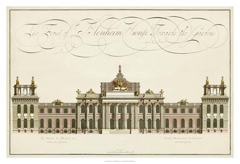 Framed Blenheim House Print