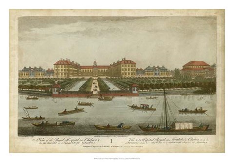 Framed Royal Hospital at Chelsea Print