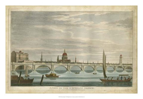 Framed Waterloo Bridge Print