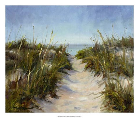 Framed Seagrass and Sand Print