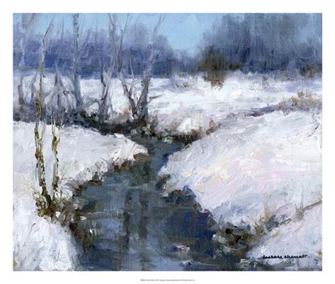 Framed Winter White Print