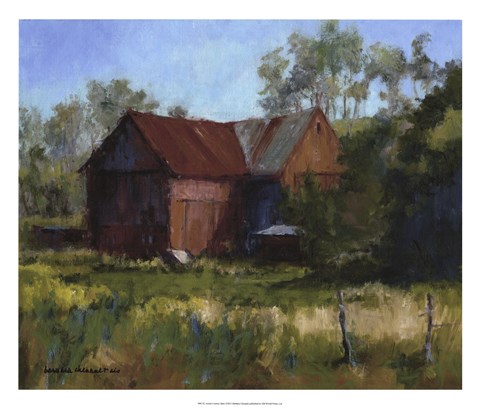 Framed Amish Country Barn Print