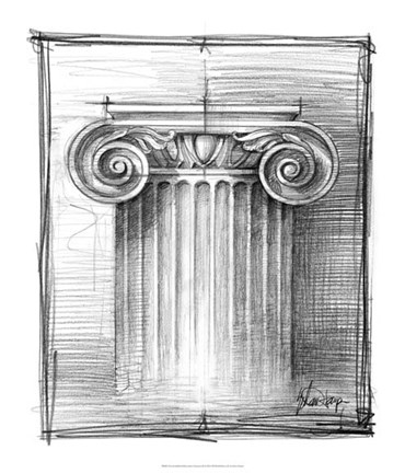 Framed Non-Embellished Decorative Ornament III Print