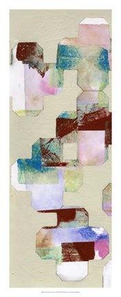 Framed Quatrefoil Cut-Outs I Print