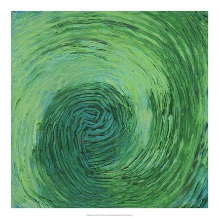 Framed Green Earth II Print