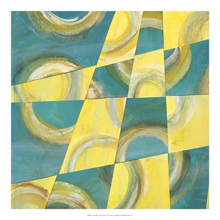 Framed Circle Disconnect I Print