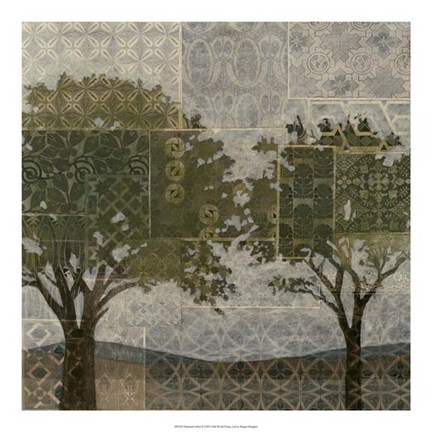 Framed Patterned Arbor II Print