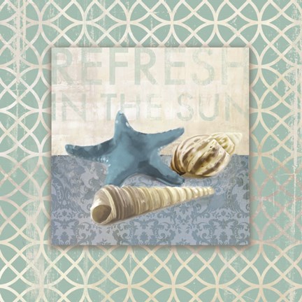 Framed Shell Geo II Print