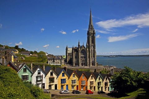 Framed St Colman's Cathedral, Cobh, County Cork, Ireland Print