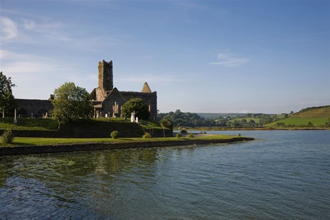 Framed 14th Century Timoleague Abbey, Timoleague, County Cork, Ireland Print