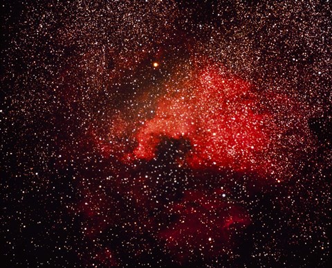 Framed Galaxy in Space Print