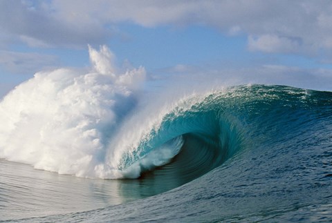 Framed Wave with Big Splash Print