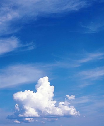 Framed Clouds in Sky Print