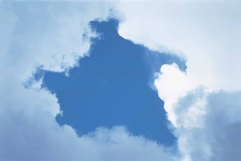 Framed Break in the Clouds Print