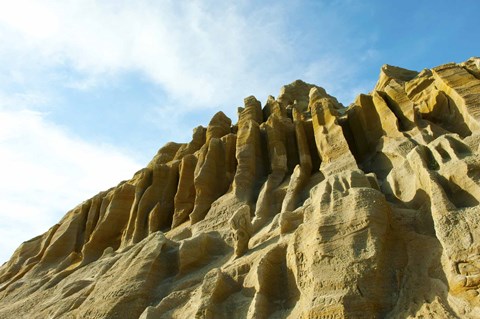 Framed Cliff face between Fillmore and Moorpark, California, USA Print