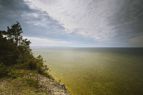 Framed Panga Cliff, Kuressaare, Saaremaa Island, Estonia (color) Print
