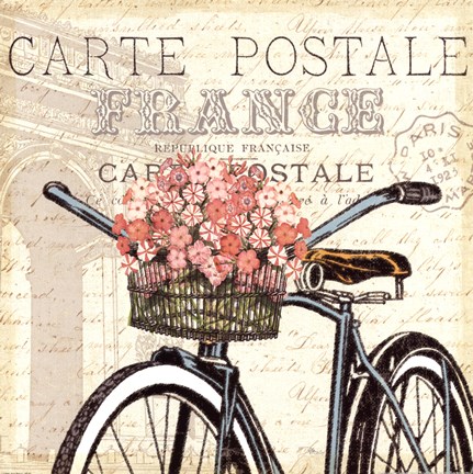 Framed Paris Ride II Print