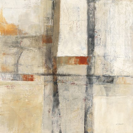 Framed Aerial View I Print