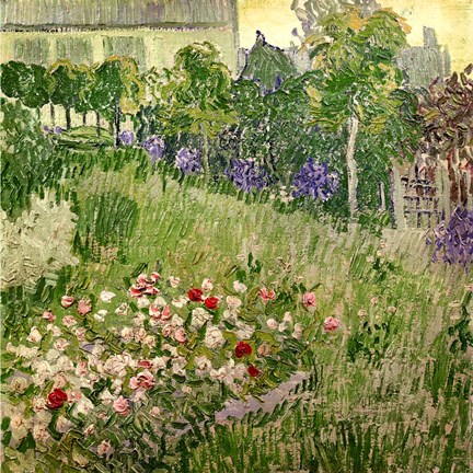 Framed Daubigny&#39;s garden, 1890 Print