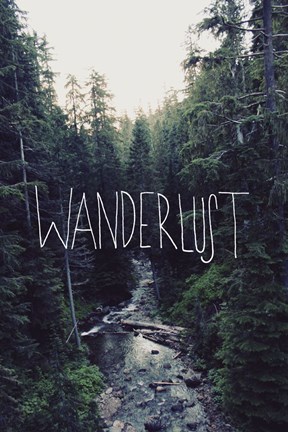Framed Wanderlust Rainier Creek Print