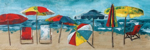 Framed At the Beach Print