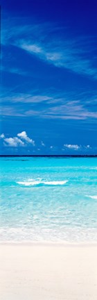 Framed Hateno Beach Okinawa Kume Isl Japan Print