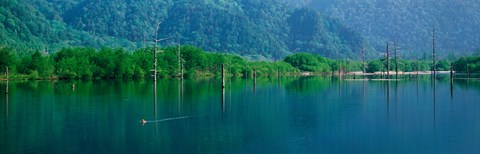 Framed Kamikouchi Taisho-Ike Nagano Japan Print