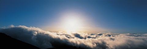 Framed Norikura at sunrise Gifu Japan Print