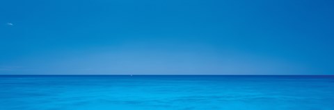 Framed Ocean view, Waikiki Oahu HI Print