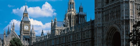 Framed Victoria Tower &amp; Big Ben London England Print