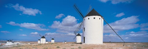Framed Campo de Criptana La Mancha Spain Print