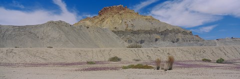 Framed Clouds over mountains, Caineville Mesa, Wayne County, Utah, USA Print