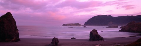 Framed Myers Creek Beach, Oregon Print