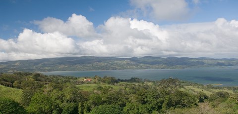 Framed Clouds over a lake, Arenal Lake, Guanacaste, Costa Rica Print