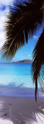Framed Maho Bay, Virgin Islands National Park, St. John, US Virgin Islands Print