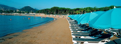 Framed French Riviera, Provence-Alpes-Cote d&#39;Azur, France Print