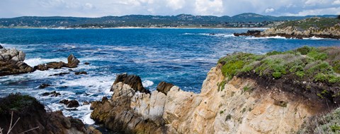 Framed View of Ocean, Point Lobos State Reserve, Carmel, Monterey County, California Print