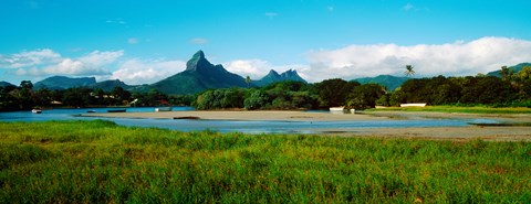 Framed Tamarin Bay, Mauritius island, Mauritius Print