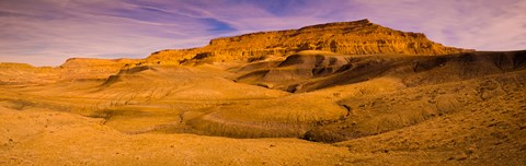 Framed Rock formations at sunset, Grand Staircase-Escalante National Monument, Utah Print