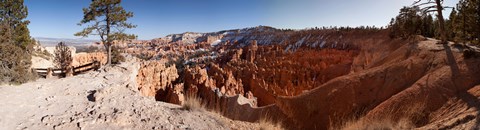 Framed Rock formations at Bryce Canyon National Park, Utah, USA Print