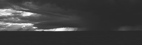 Framed Dark storm clouds in the sky, New Mexico, USA Print