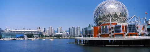 Framed Science Museum at the waterfront, Vancouver, Canada Print