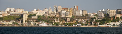 Framed City at the waterfront, Salvador, Bahia, Brazil Print