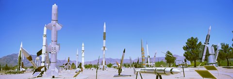 Framed White Sands Missile Range Museum, Alamogordo, New Mexico Print