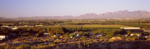 Framed Overview of Alamogordo, Otero County, New Mexico, USA Print