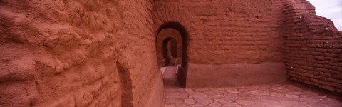Framed Ruins at Pecos National Historical Park, New Mexico, USA Print