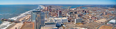 Framed Cityscape, Atlantic City, New Jersey, USA Print